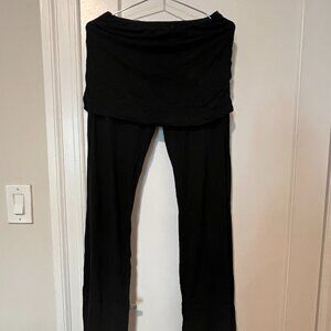 Black Fold-over Leggings/Pants